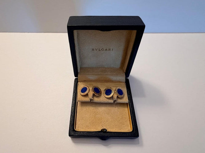 Boutons de manchette Bvlgari Bvlgari - Boutons de manchette en or jaune 18k 58 Facettes AZ-PG-266116