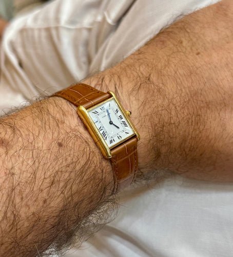 Montre Cartier Tank Louis - Montre en or jaune, réf. 78086 58 Facettes tl