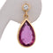 Boucles d'oreilles Boucles d'oreilles vintage en or jaune, tourmalines et diamants 58 Facettes OR211 (00219)