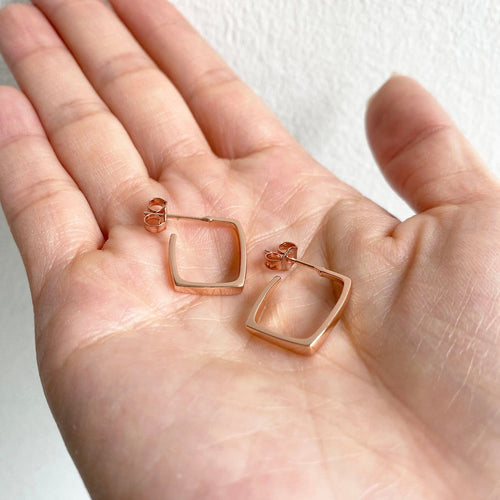 Boucles d'oreilles Jullie Square - Boucles d'oreilles 58 Facettes SER1002RG_20260928