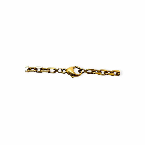Collier Chaîne maille forçat en or jaune 750 58 Facettes 330103684