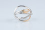 Bague 54 Bague entrelacs en or jaune et blanc 18K, diamants 58 Facettes BG31300434-107