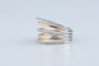 Bague 54 Bague multi-rangs en or jaune et blanc 18k, diamants 58 Facettes BG31300441-107