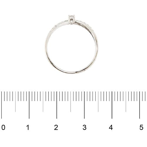 Bague 55 Mauboussin A la croisée des chemins - Bague double en or blanc 18 ct et diamants 58 Facettes 38611