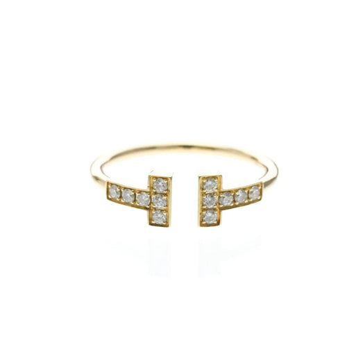 Tiffany & Co. T Wire - Or rose 18k et diamants 58 Facettes zn4jl21h2q