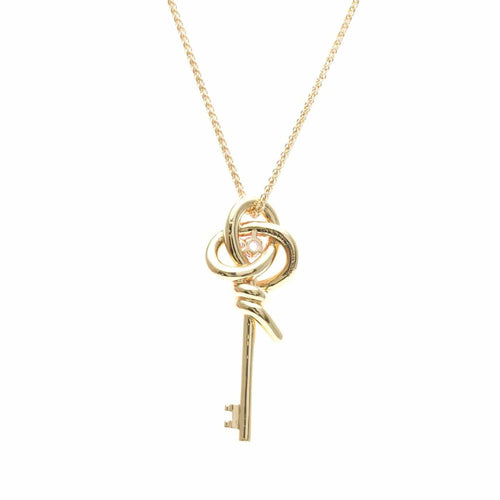 Pendentif Tiffany & Co. - Pendentif Knot Key en or rose 18k 58 Facettes d248po112w