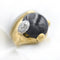 Bague 53 Pomellato Griffe - Bague vintage grenat et diamants 58 Facettes 535G26_M