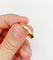 Bague 61 Alliance jumelée victorienne en or 18k, vers 1898 58 Facettes A07872