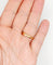 Bague 61 Alliance jumelée victorienne en or 18k, vers 1898 58 Facettes A07872