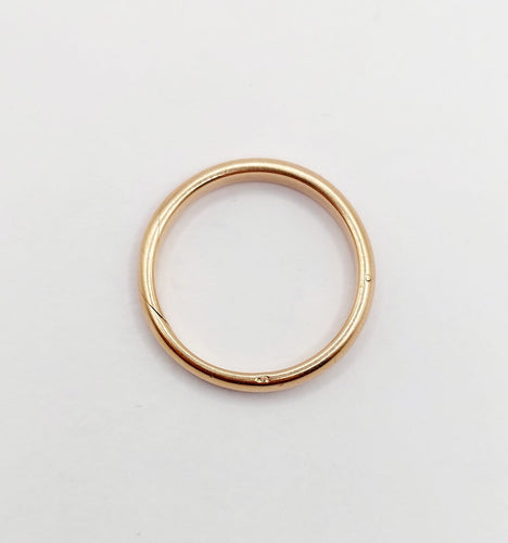 Bague 61 Alliance jumelée victorienne en or 18k, vers 1898 58 Facettes A07872