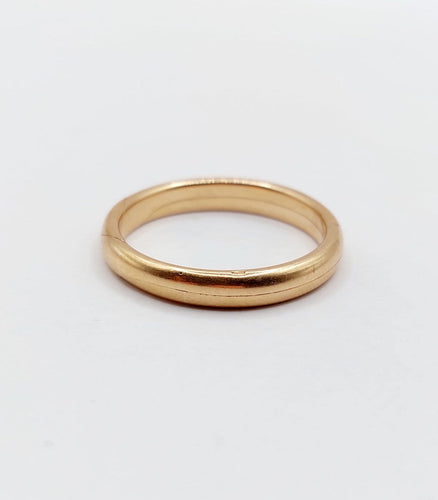 Bague 61 Alliance jumelée victorienne en or 18k, vers 1898 58 Facettes A07872