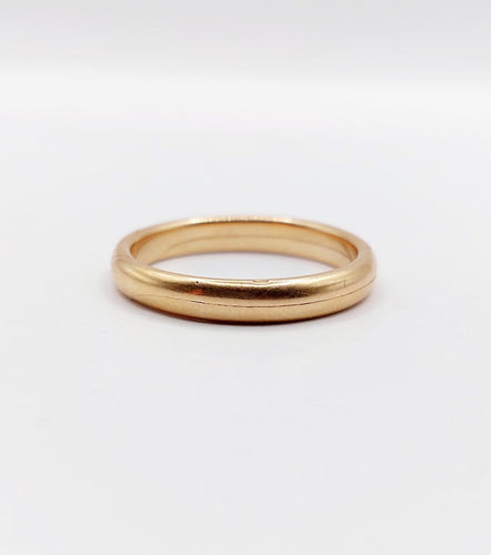 Bague 61 Alliance jumelée victorienne en or 18k, vers 1898 58 Facettes A07872