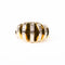 Bague 56 Bague dôme vintage en or jaune, platine et diamants 58 Facettes LMB-395