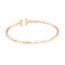 Bracelet Tiffany & Co. Tiffany T - Bracelet Wire en or rose 750 58 Facettes 36025