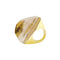 Bague 53 H.Stern Temptation Rock - Bague en or jaune et quartz rutile 58 Facettes 36004