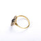 Bague 53 Art déco - Bague marquise en or 750, saphirs synthétiques et diamants 58 Facettes LMB-398