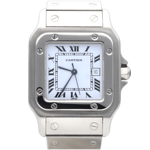 Montre Cartier - Montre Santos de Cartier 58 Facettes MT48253