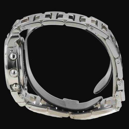 Montre Hermès Clipper - Montre chronographe en acier 58 Facettes MT46097