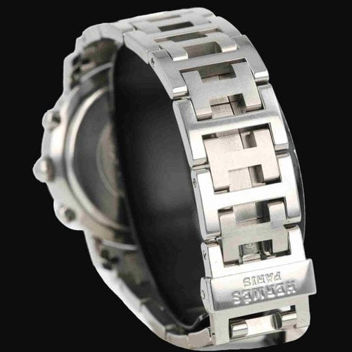 Montre Hermès Clipper - Montre chronographe en acier 58 Facettes MT46097