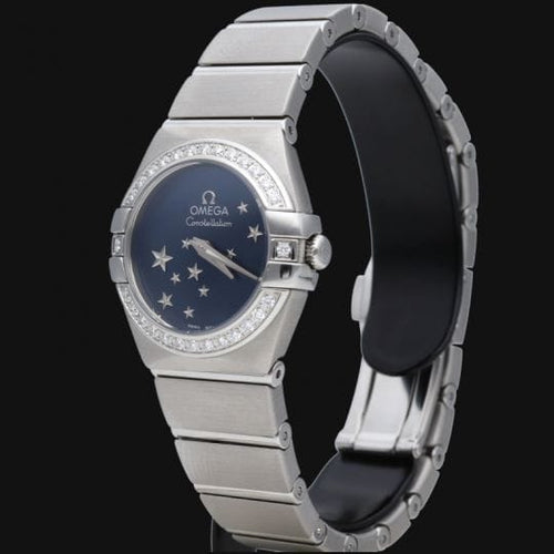 Montre Omega Constellation - Montre femme en acier avec diamants 58 Facettes MT48094