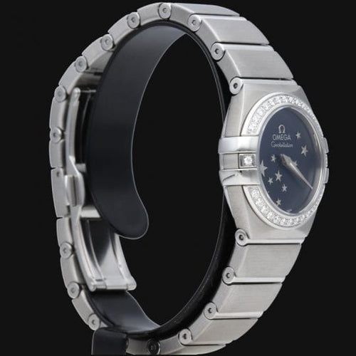 Montre Omega Constellation - Montre femme en acier avec diamants 58 Facettes MT48094