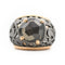 Bague 51 Pomellato Arabesque - Bague en titane et or avec quartz fumé 58 Facettes 535I26_M