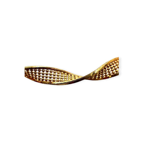 Collier Collier torsadé en or jaune 750 58 Facettes 330098589
