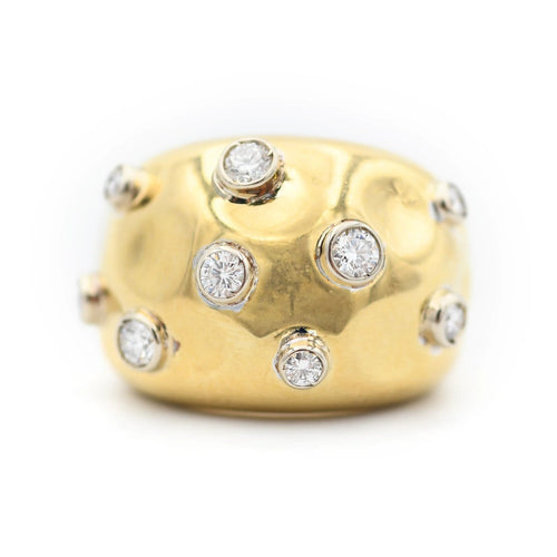 Bague 53 Pomellato - Bague en or jaune et diamants 58 Facettes 535L26_M