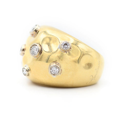 Bague 53 Pomellato - Bague en or jaune et diamants 58 Facettes 535L26_M
