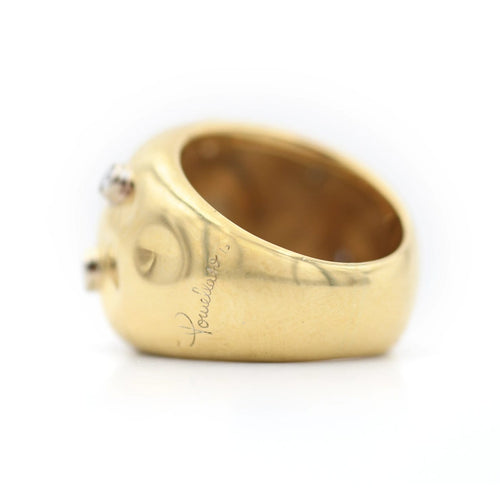 Bague 53 Pomellato - Bague en or jaune et diamants 58 Facettes 535L26_M