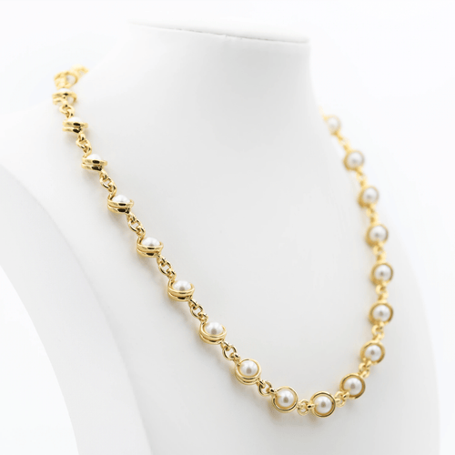 Collier Pomellato - Collier vintage en or jaune et perles 58 Facettes 535N26_M