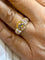 Bague 53 Dubaï - Bague solitaire en or jaune 18 carats et diamants 58 Facettes Dub