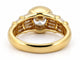 Bague 53 Dubaï - Bague solitaire en or jaune 18 carats et diamants 58 Facettes Dub