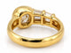 Bague 53 Dubaï - Bague solitaire en or jaune 18 carats et diamants 58 Facettes Dub