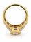 Bague 53 Dubaï - Bague solitaire en or jaune 18 carats et diamants 58 Facettes Dub