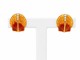 Boucles d'oreilles Boucles d’oreilles vintage coquillage en or jaune 18K et diamants 58 Facettes 26596