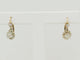 Boucles d'oreilles Art nouveau - Dormeuses en or jaune et blanc 18k, diamants 58 Facettes