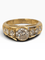 Bague 54 Bague solitaire accompagnée en or jaune et diamants 1,77 ct 58 Facettes Bague-260167