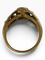 Bague 54 Bague solitaire accompagnée en or jaune et diamants 1,77 ct 58 Facettes Bague-260167