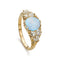 Bague 55 Bague victorienne en or jaune 18k, opale 0,90 ct et diamants taille ancienne 0,90 ct 58 Facettes VI-0002