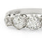 Bague 52 Bague de fiançailles édouardienne cinq pierres en or blanc 18k et diamants taille ancienne 58 Facettes VI-0004