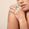 Bague 49 Bague contemporaine en platine, entourage de diamants, 1,77 ct, vers 2021 58 Facettes VI-0016