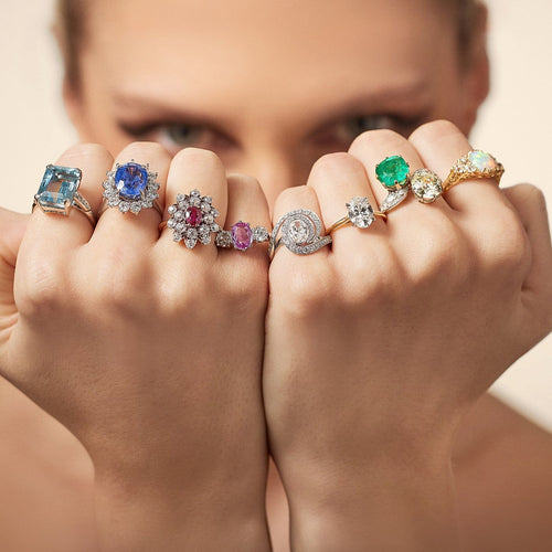 Bague 49 Bague contemporaine en platine, entourage de diamants, 1,77 ct, vers 2021 58 Facettes VI-0016