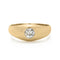 Bague 56 Bague gypsy victorienne en or jaune 18k, diamant taille ancienne 0,75 ct 58 Facettes VI-0028