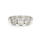 Bague 53 Bague édouardienne trois pierres en diamants taille ancienne, or blanc 18k 58 Facettes VI-0029
