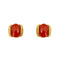 Boucles d'oreilles Boucles d’oreilles puces - Corail en or jaune 18 ct 58 Facettes 36791