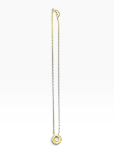Collier Chaumet - Collier pendentif anneau en or jaune 18 carats 58 Facettes Collier-Chaumet