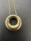 Collier Chaumet - Collier pendentif anneau en or jaune 18 carats 58 Facettes Collier-Chaumet