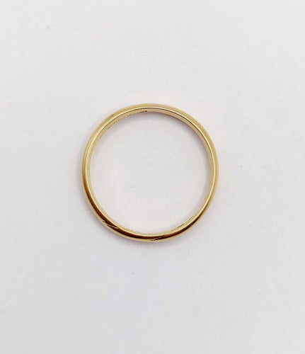 Bague 54.5 Alliance jumelée Gimmel victorienne en or 18k, vers 1866 58 Facettes A07876