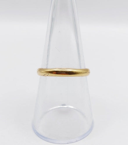 Bague 54.5 Alliance jumelée Gimmel victorienne en or 18k, vers 1866 58 Facettes A07876